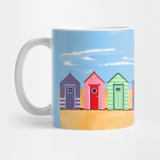 Beach Huts Mug